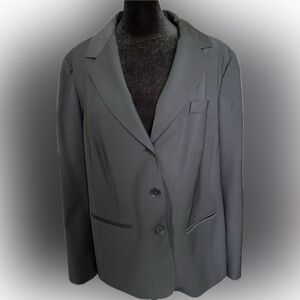 Talbots Wool Blend Blazer/Suit Jacket Size 16W - EUC